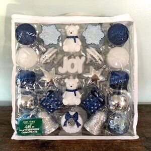 Holiday Living 48 -Pack Multiple Colored Shatterproof Ornament Set